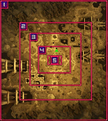 The Knight Royale map