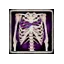 Dredium collected from ribs